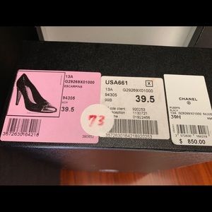 Black Chanel Pumps-Size 8-100% Authentic